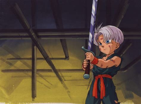 why does trunks have a sword|kid trunks with sword.